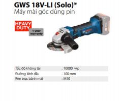 Máy mài góc dùng pin